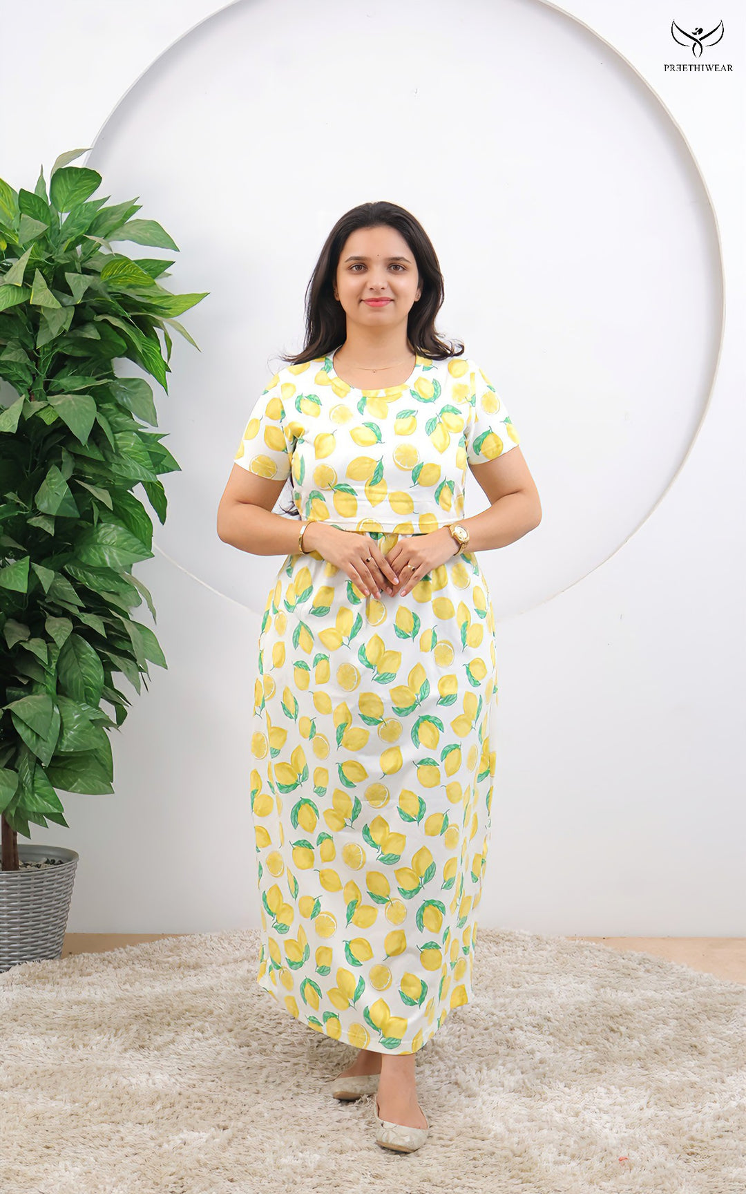 Syamala SoftCotton Full Length Maternity Loungewear