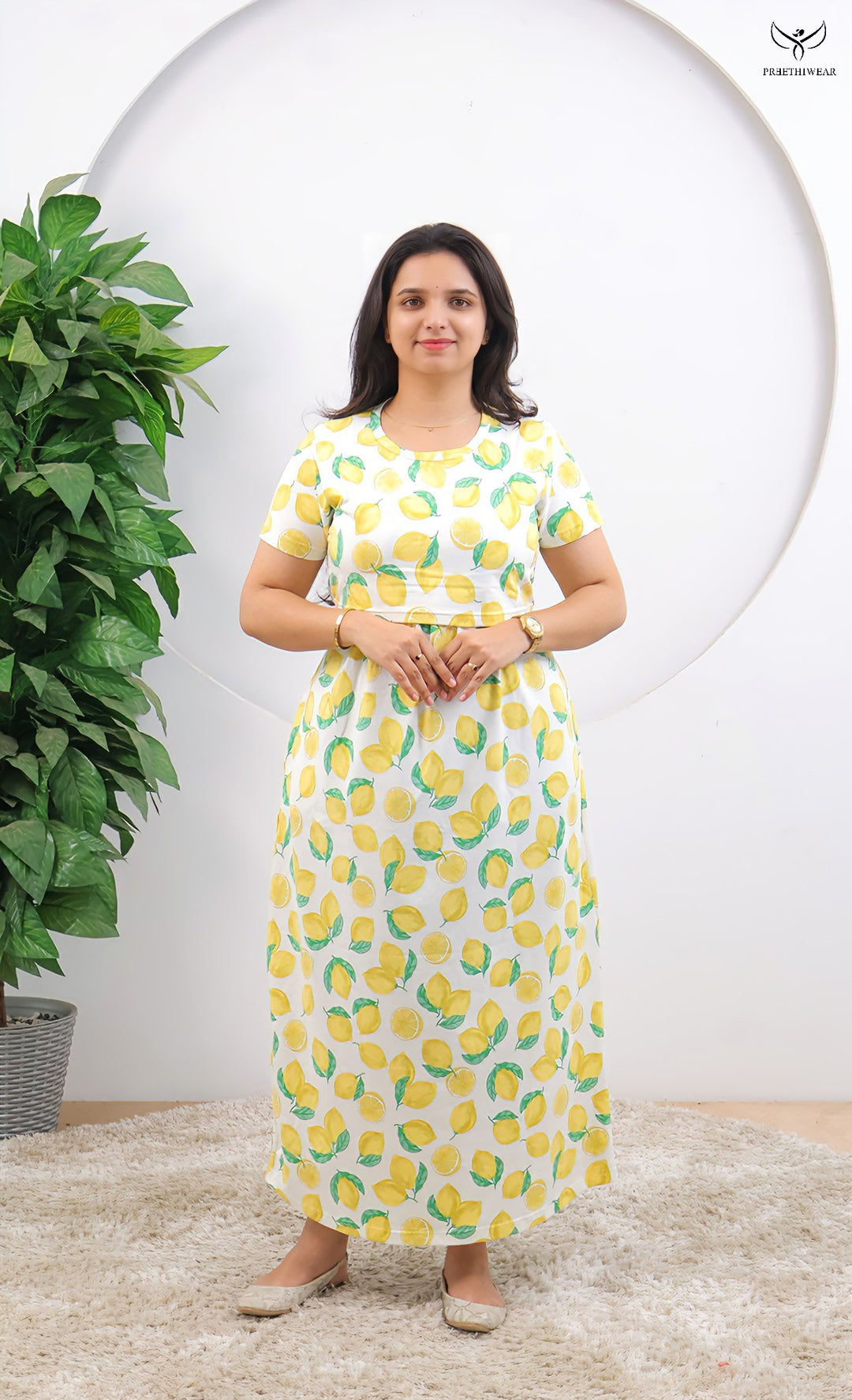Syamala SoftCotton Full Length Maternity Loungewear