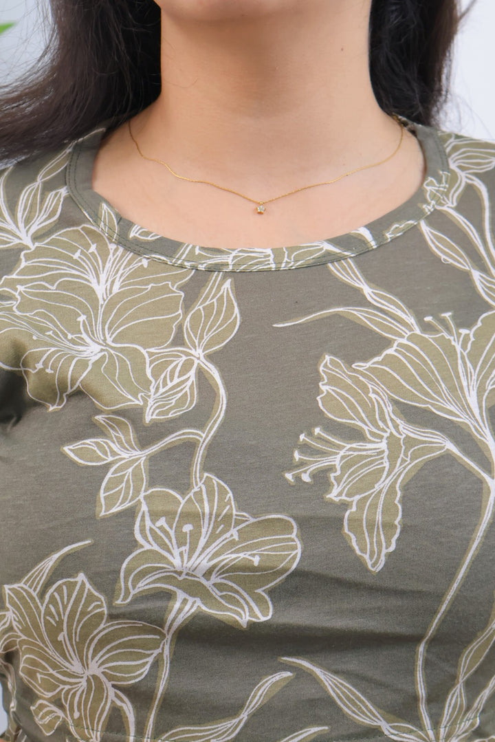 Vaniya SoftCotton Full Length Maternity Loungewear
