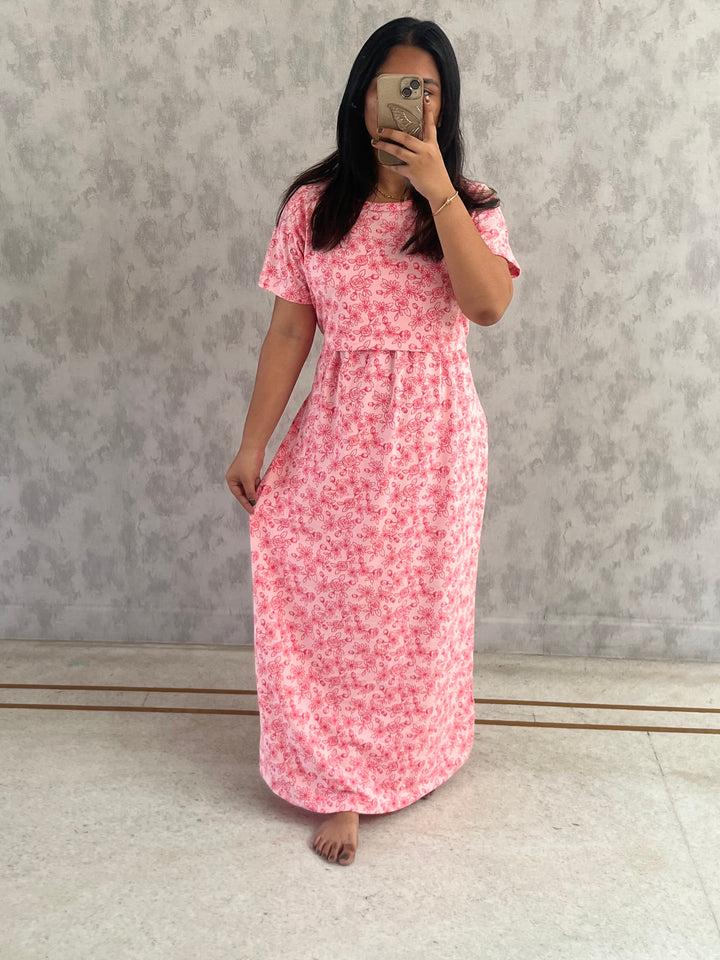 Urmi SoftCotton Full Length Maternity Loungewear