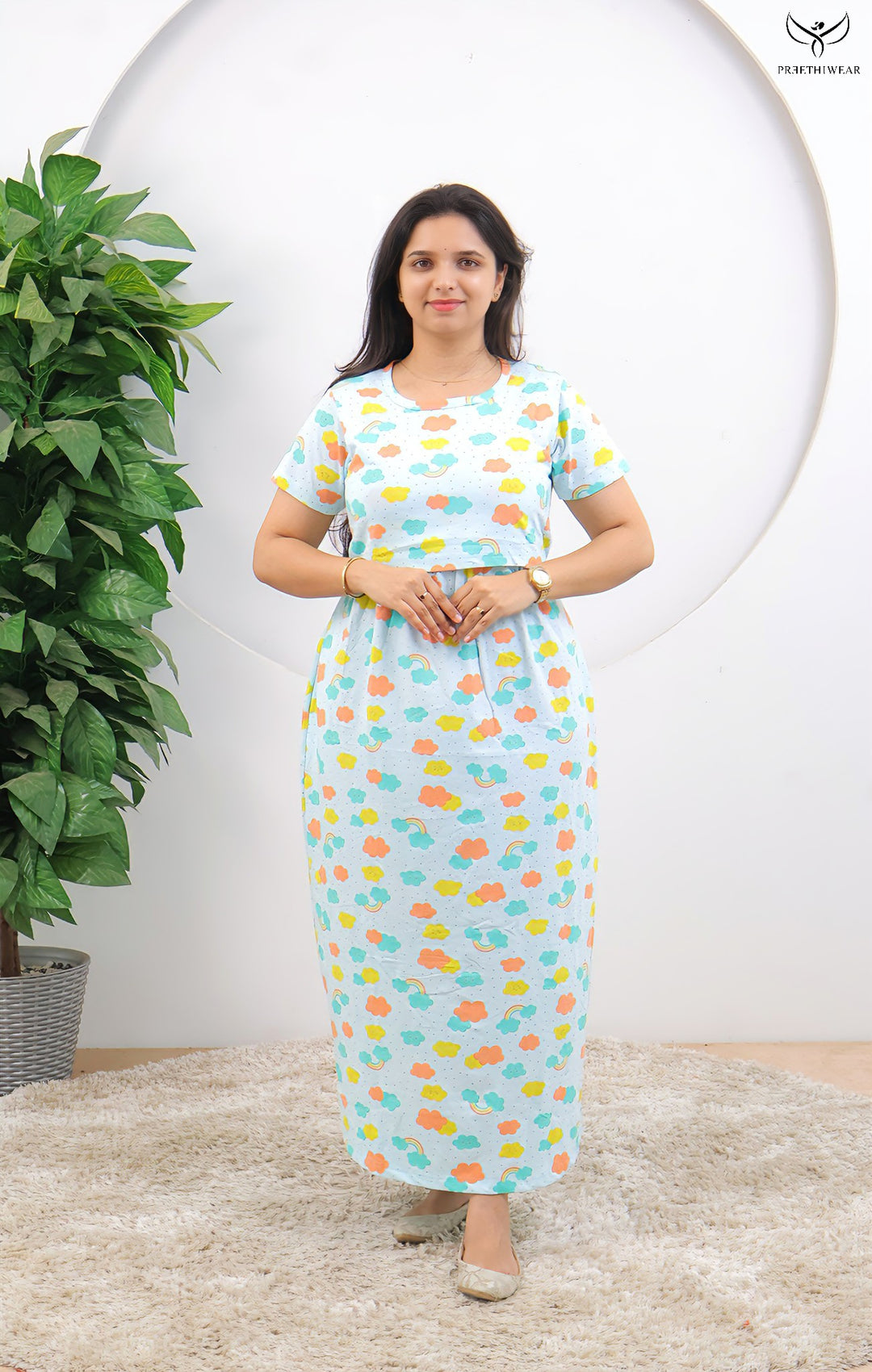 Dayana SoftCotton Full Length Maternity Loungewear