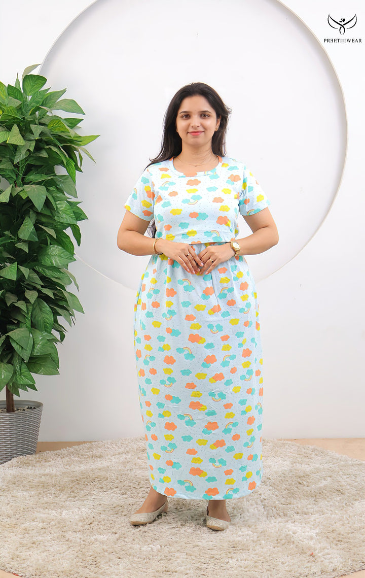 Dayana SoftCotton Full Length Maternity Loungewear