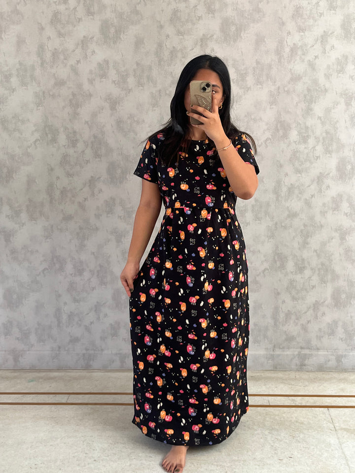 Deepika  SoftCotton Full Length Maternity Loungewear