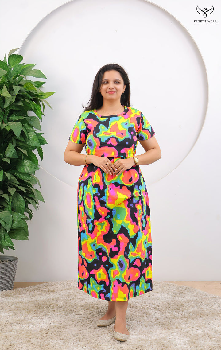 Sajjana SoftCotton Full Length Maternity Loungewear
