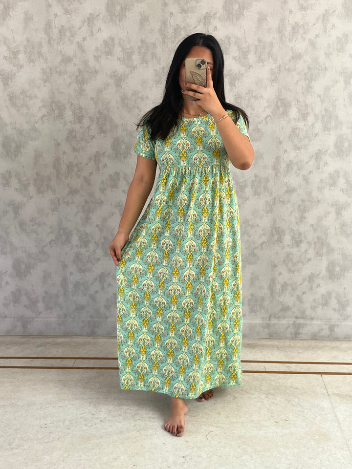 Sowmiya  SoftCotton Full Length  Maxi Loungewear