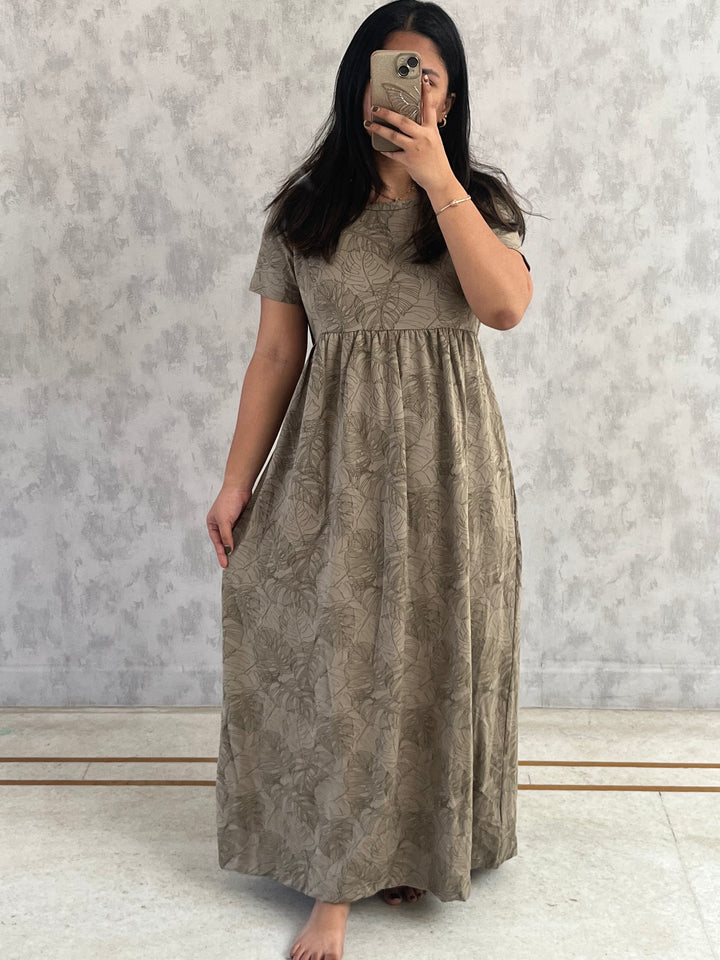 Ela  SoftCotton Full Length  Maxi Loungewear
