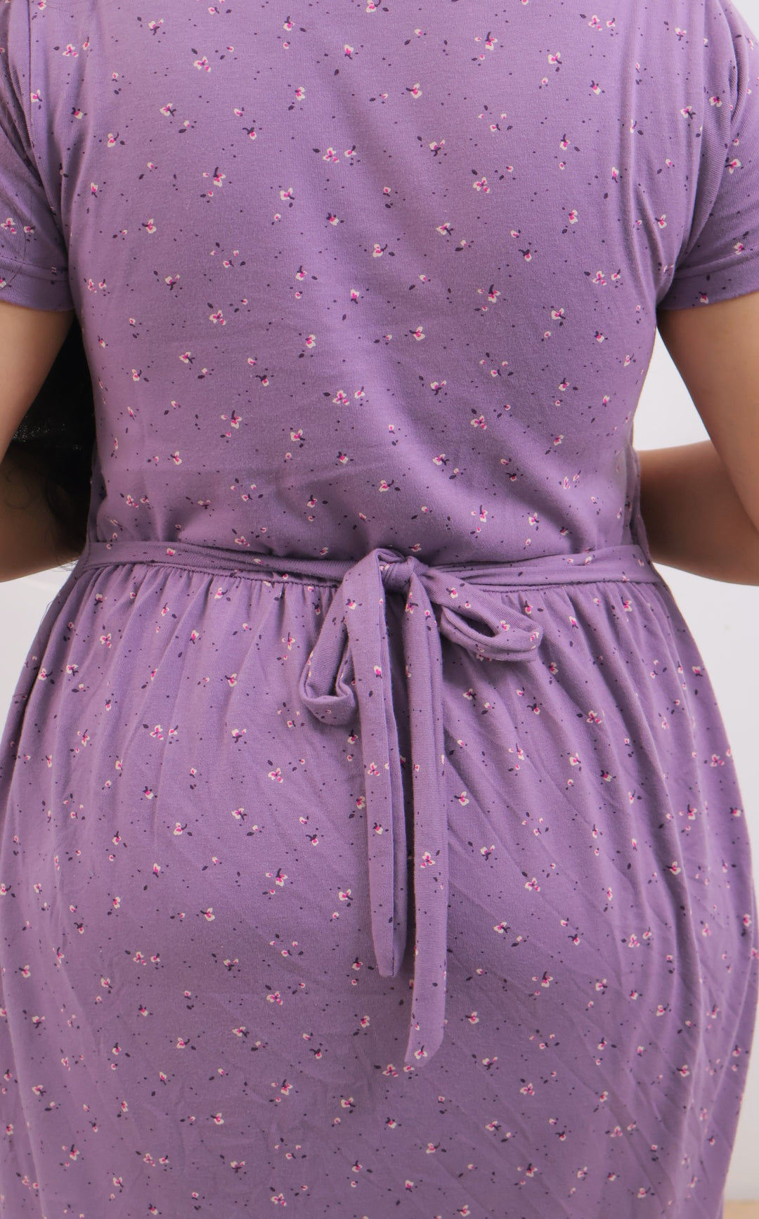 Dhivya1 SoftCotton Calf Length Maternity Loungewear