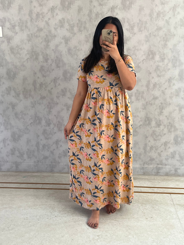 Aswini SoftCotton Full Length  Maxi Loungewear