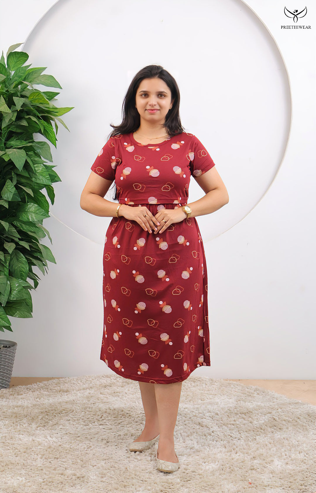 Agila SoftCotton Calf Length Maternity Loungewear