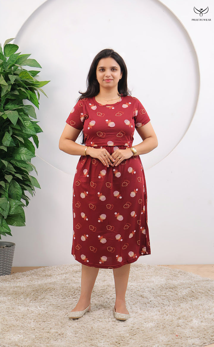 Agila SoftCotton Calf Length Maternity Loungewear