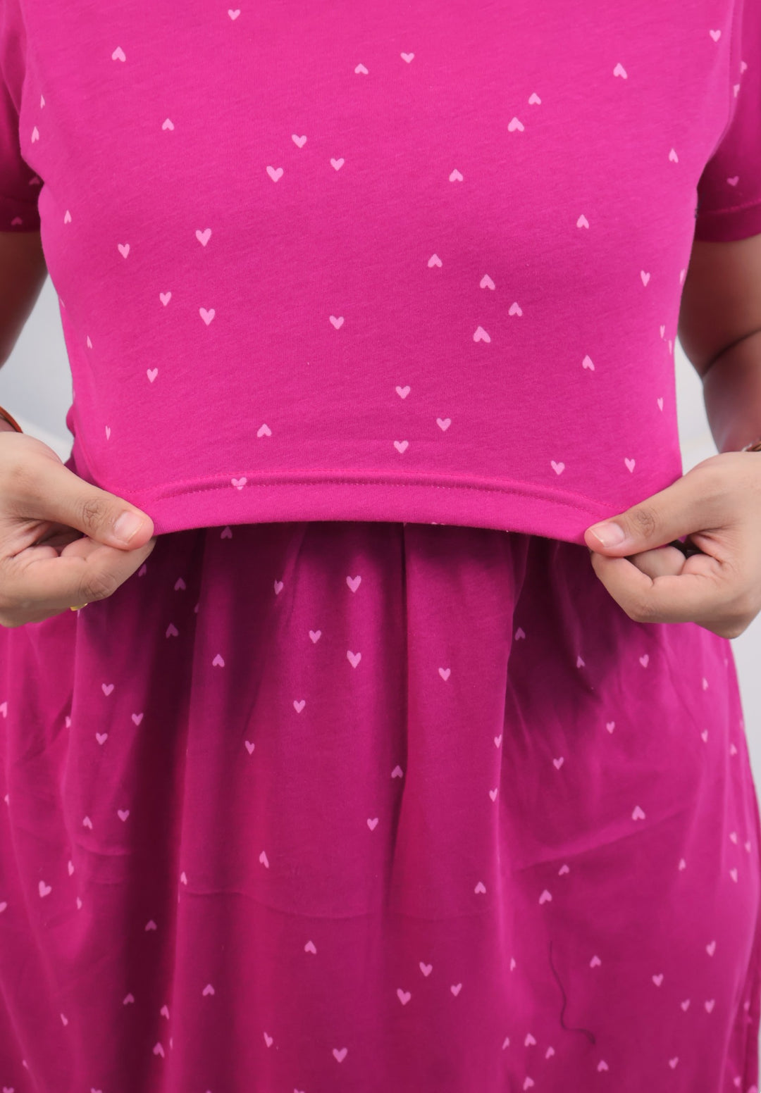Asthana SoftCotton Calf Length Maternity Loungewear