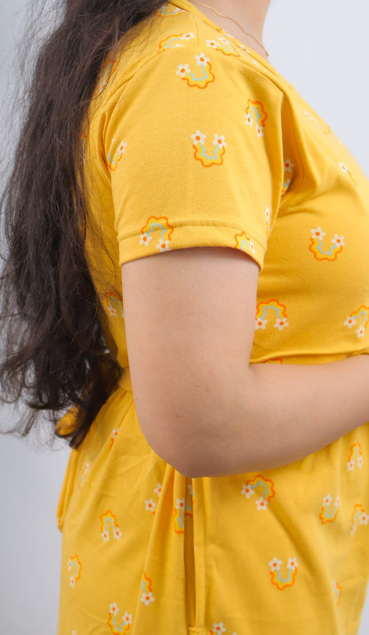 Sanjana2 SoftCotton Calf Length Maternity Loungewear