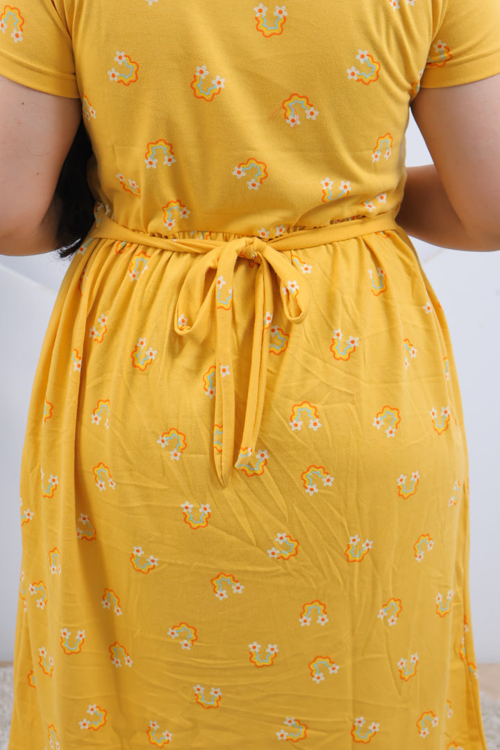 Sanjana2 SoftCotton Calf Length Maternity Loungewear