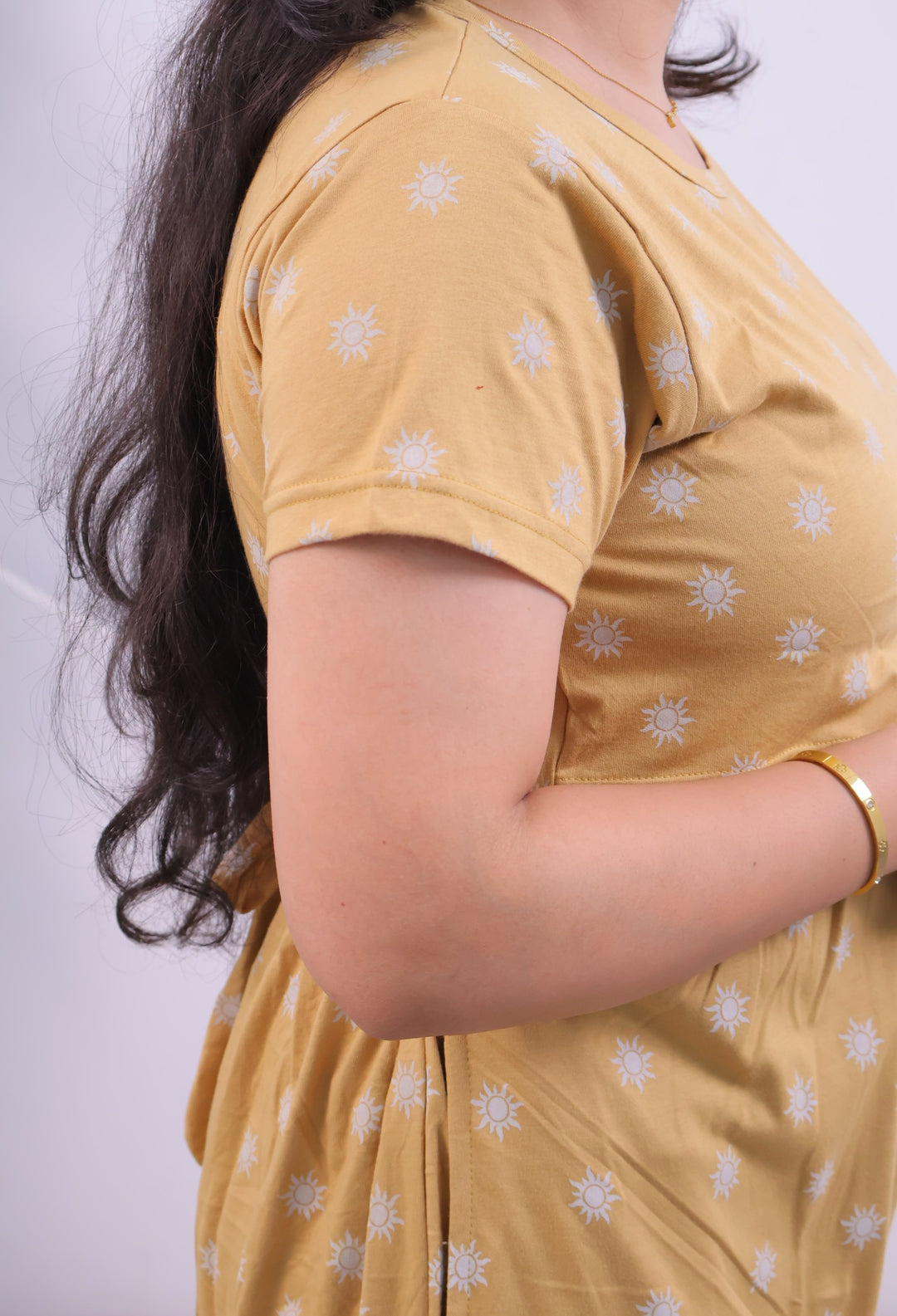 Jhansi2 SoftCotton Calf Length Maternity Loungewear