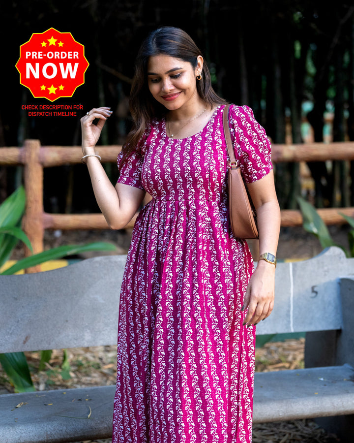 Tanuja Maternity Kurthi  (PREORDER-FEB25)