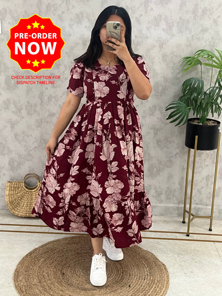 Vanji Maternity Kurthi  (PREORDER-FEB25)