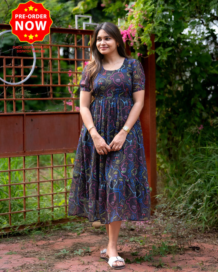 Ani Maternity Kurthi    (PREORDER-FEB25)