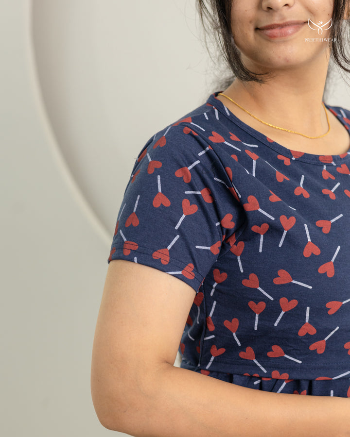 Darcy SoftCotton Calf Length  Maternity Loungewear