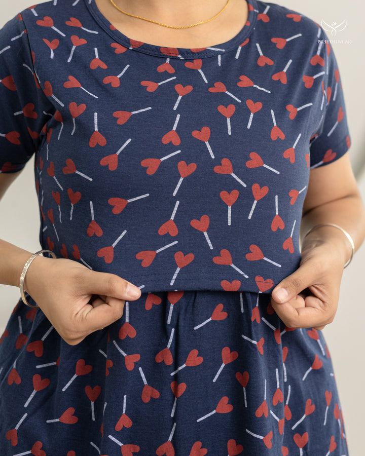 Darcy SoftCotton Calf Length  Maternity Loungewear