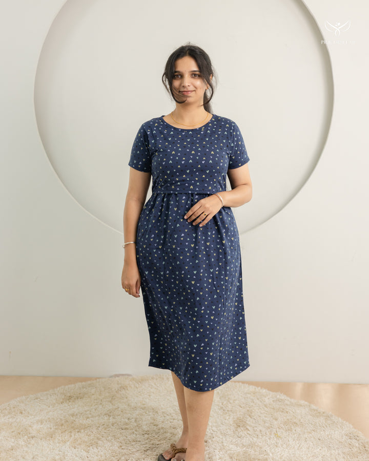 Adira SoftCotton Calf Length Maternity Loungewear