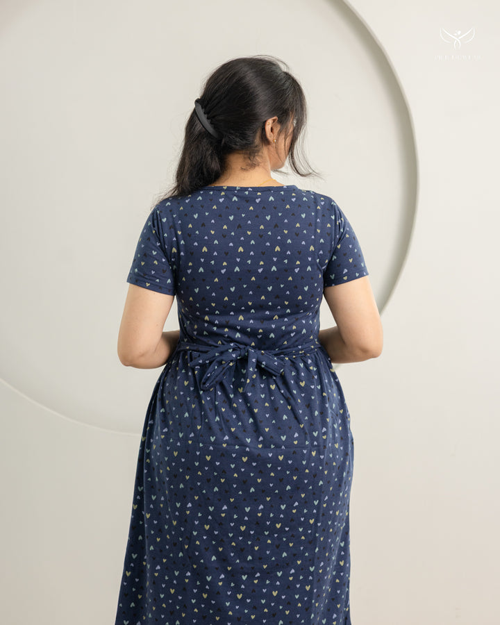 Adira SoftCotton Calf Length Maternity Loungewear