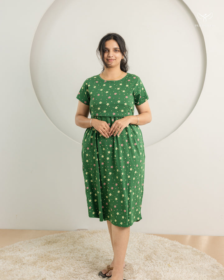 Itika SoftCotton Calf Length Maternity Loungewear