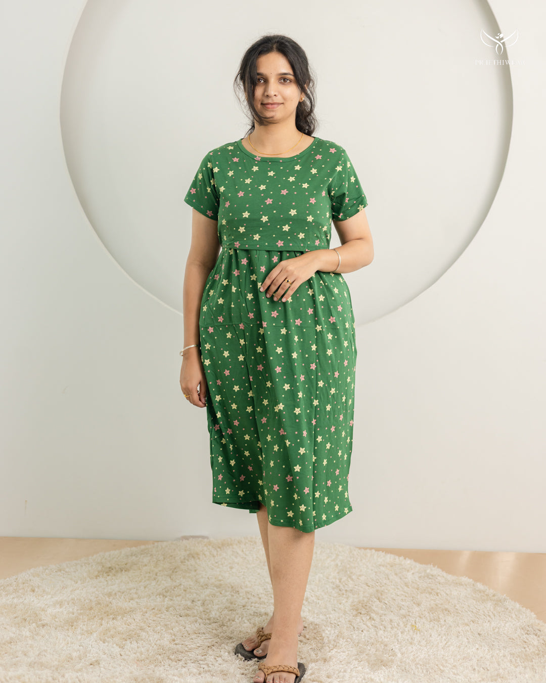 Itika SoftCotton Calf Length Maternity Loungewear