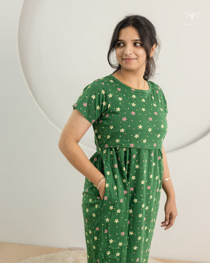 Itika SoftCotton Calf Length Maternity Loungewear