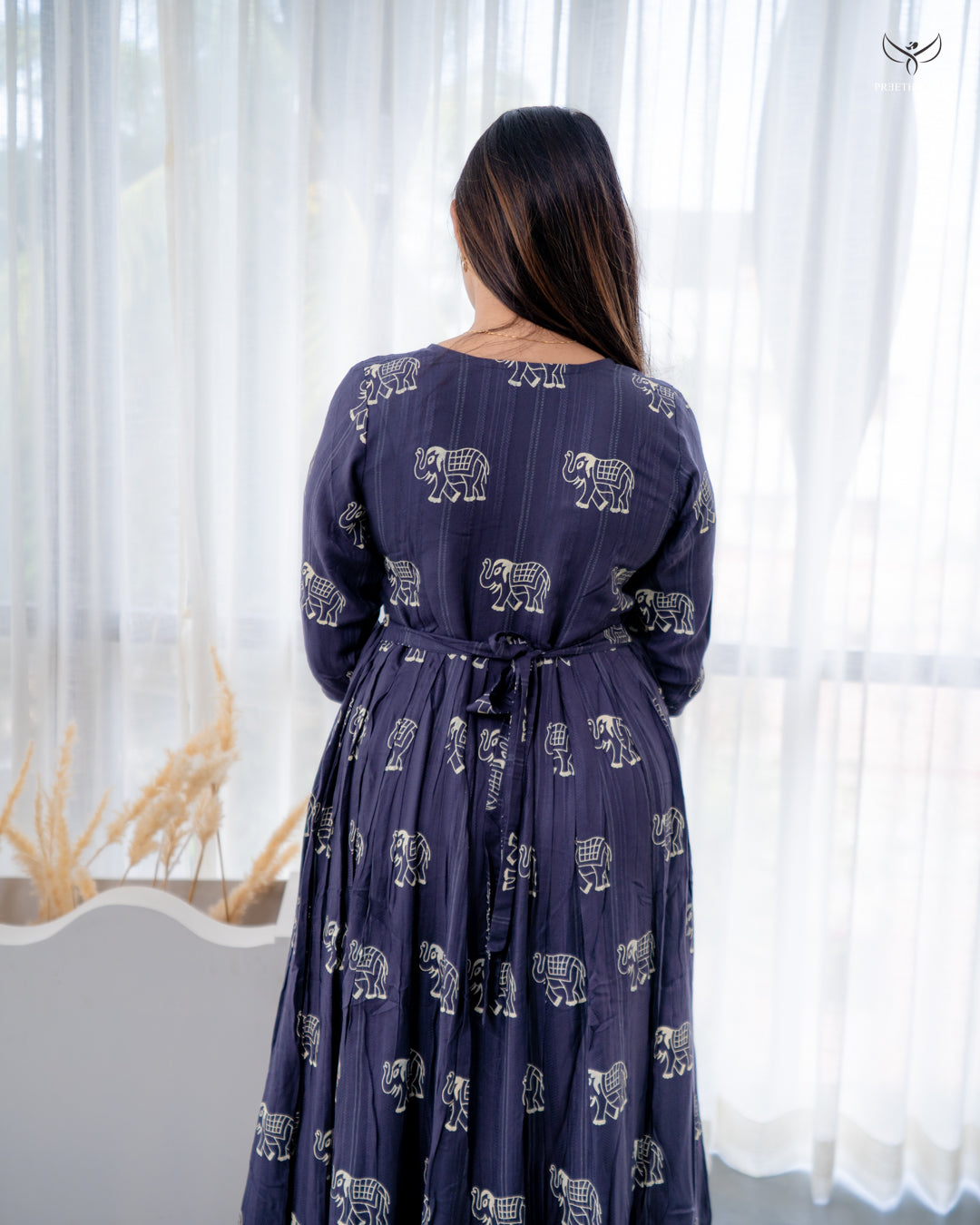 Yashvi Maternity Dress with center zip