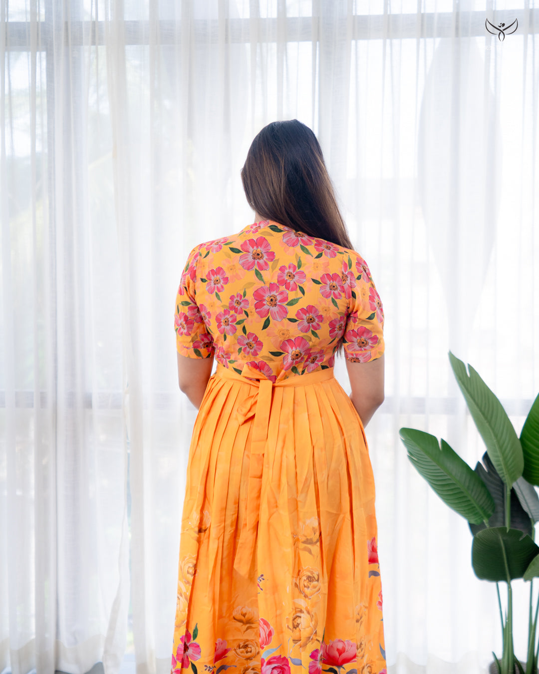 Sarini Maternity Dress with center Button  (PREORDER-OCT27)
