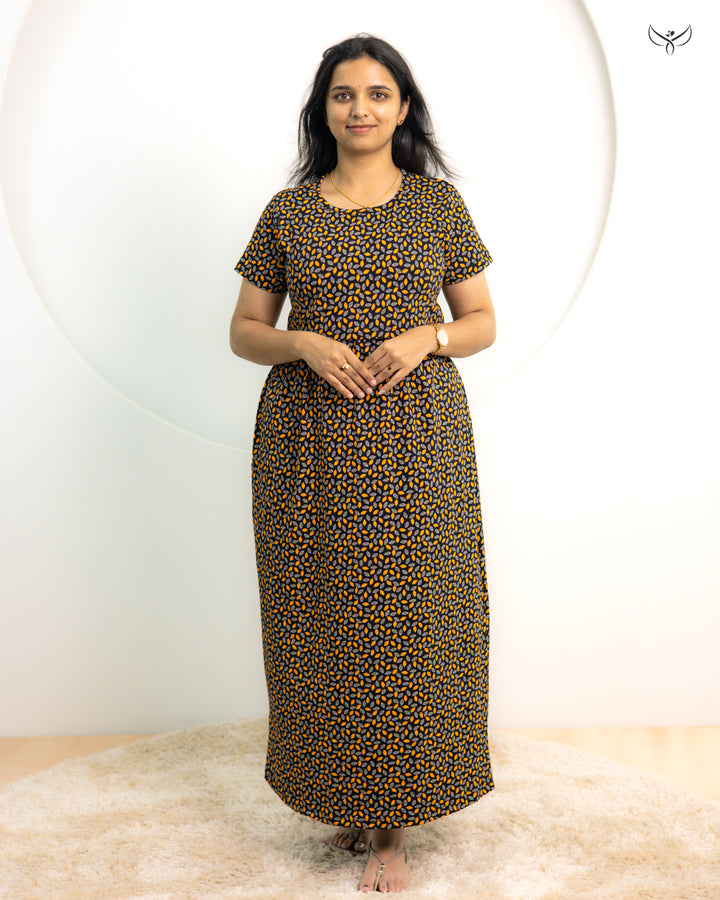 Fouzia1 SoftCotton Full Length Maternity Loungewear
