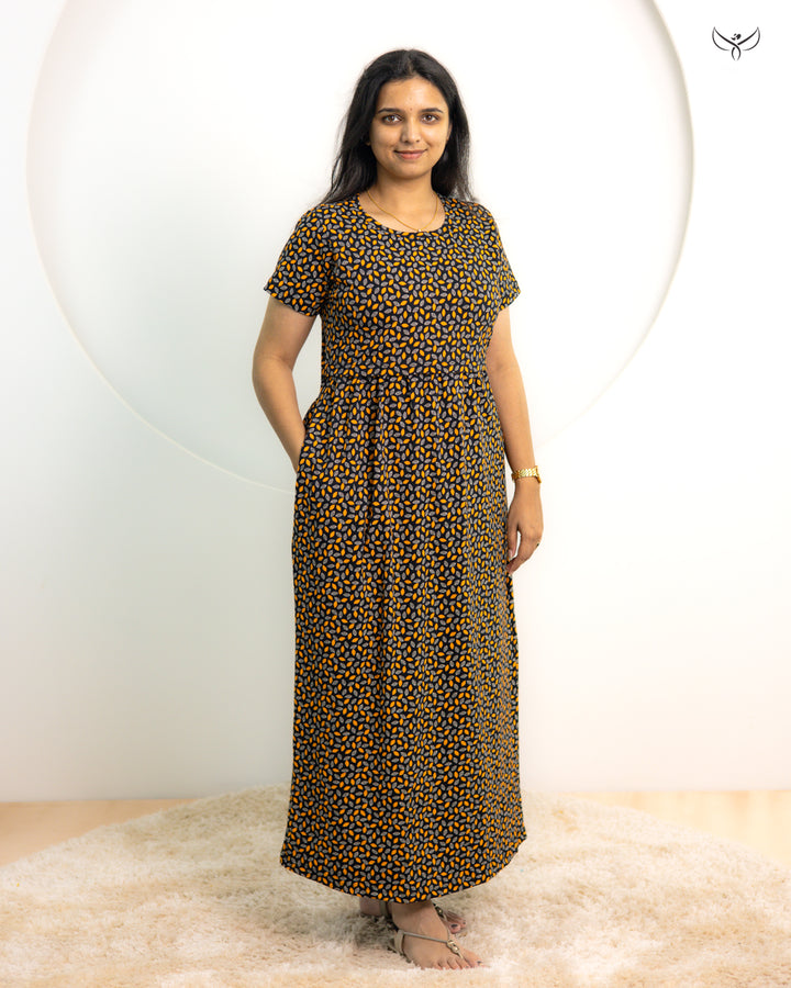 Fouzia1 SoftCotton Full Length Maternity Loungewear