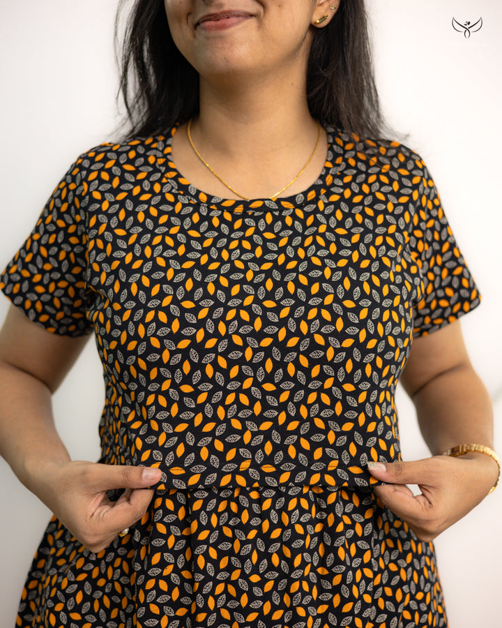 Fouzia1 SoftCotton Full Length Maternity Loungewear