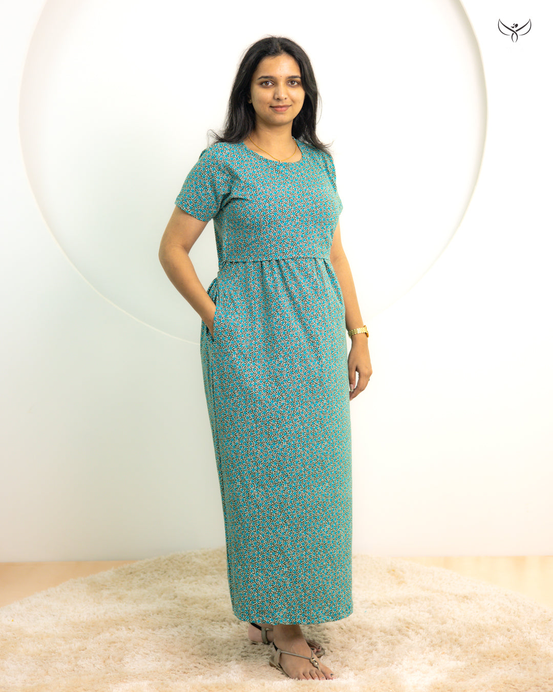 Tamira SoftCotton Full Length Maternity Loungewear