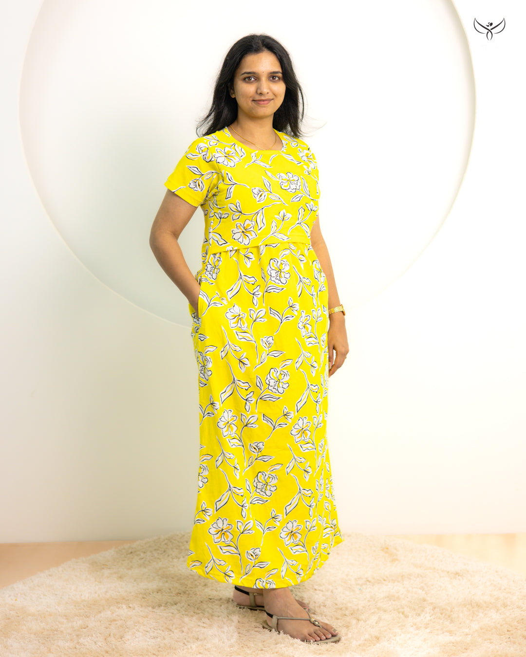 Inaka SoftCotton Full Length Maternity Loungewear