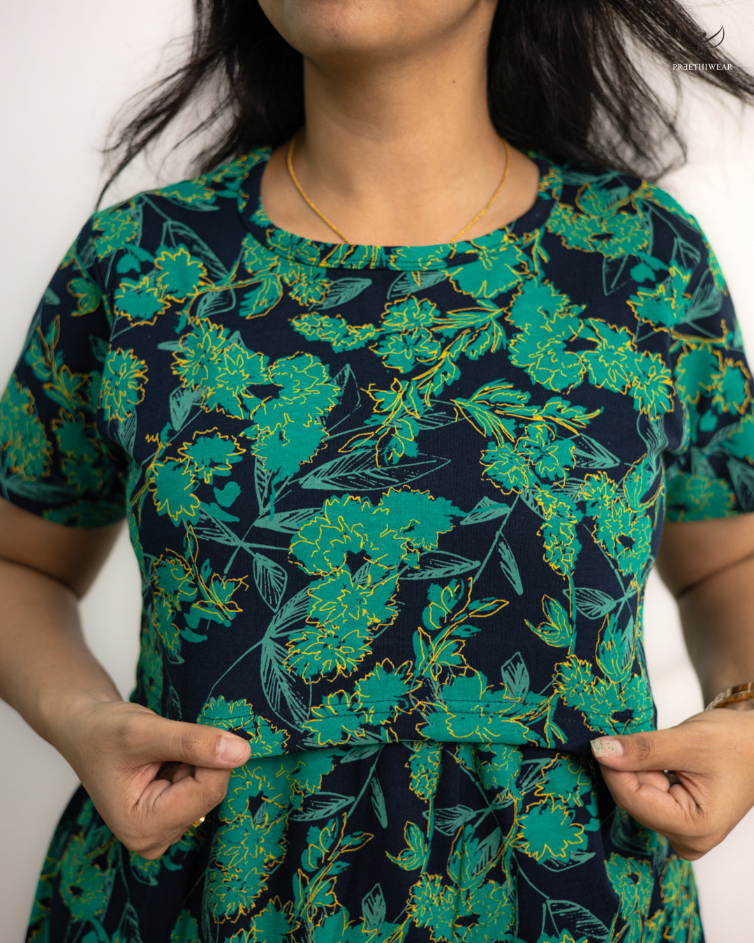 Noorul Thick Soft CottonFull Length Maternity Loungewear