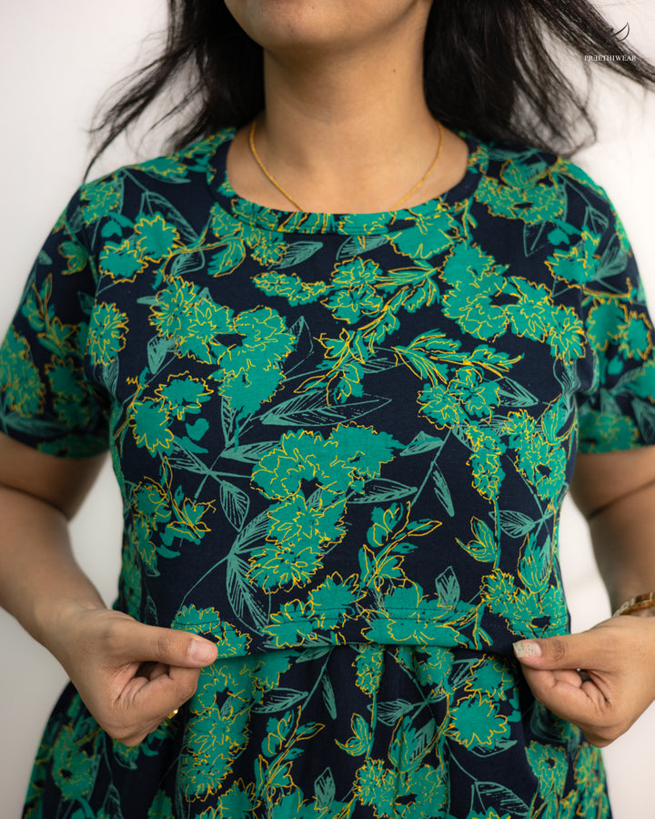 Noorul Thick Soft CottonFull Length Maternity Loungewear