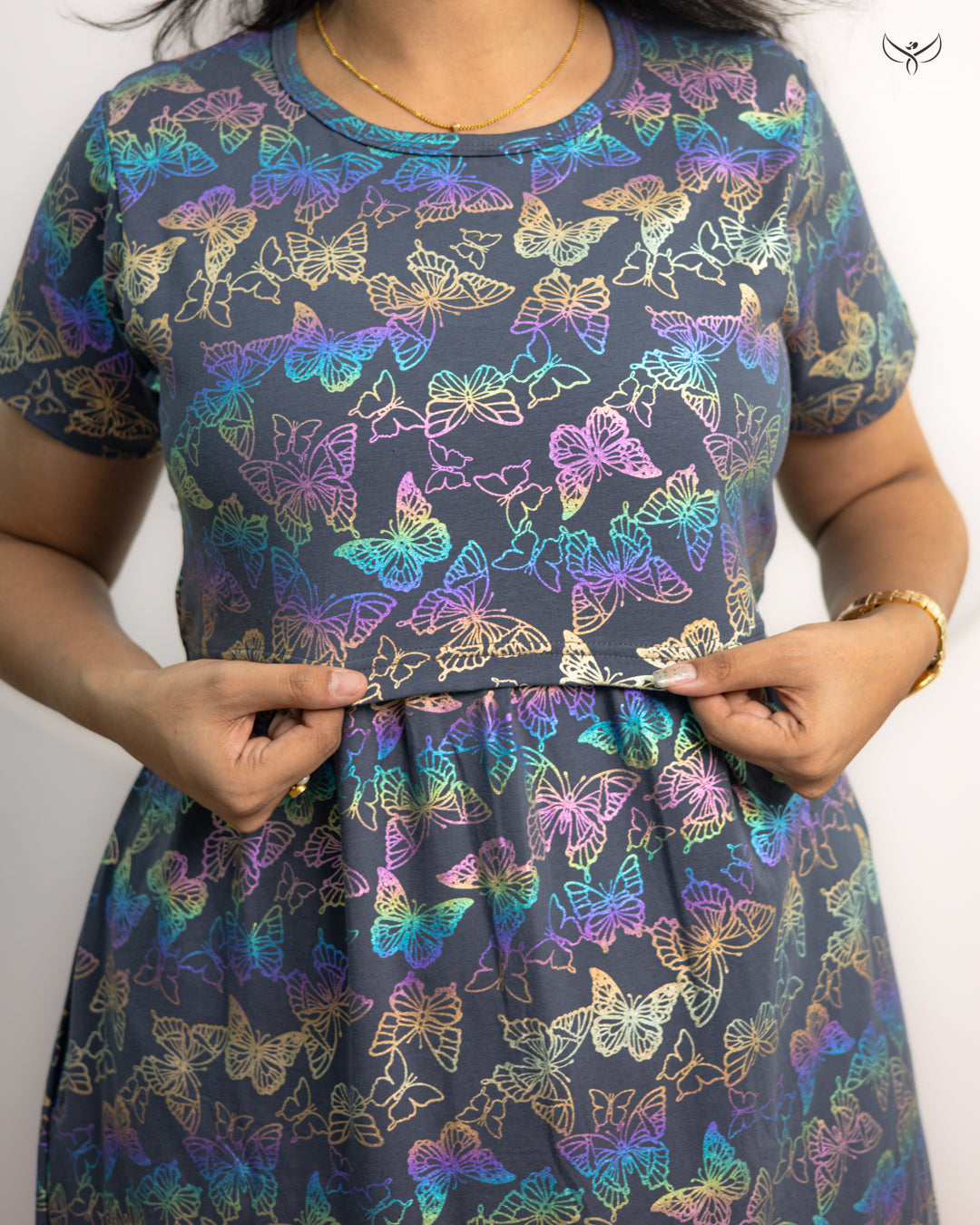 Riyana SoftCotton Full Length Maternity Loungewear
