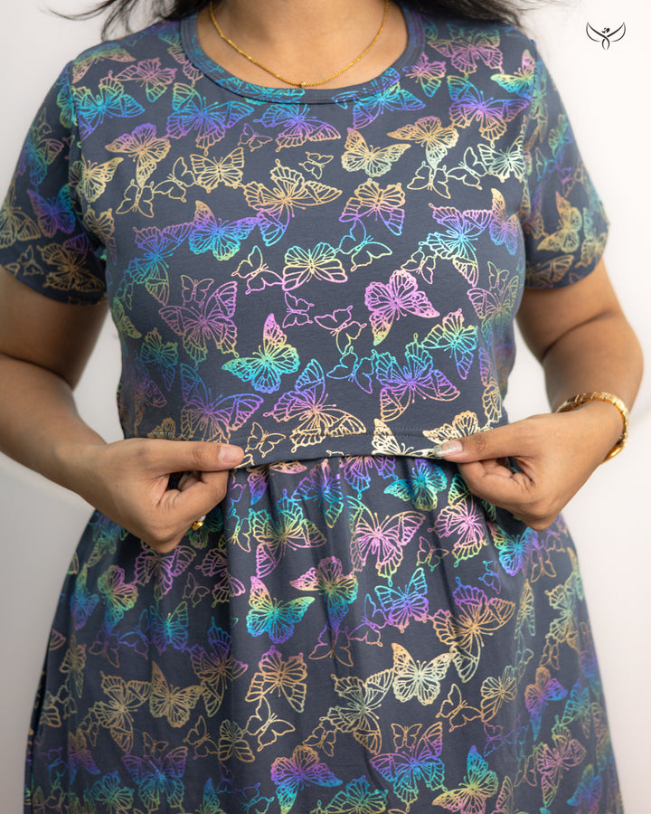 Riyana SoftCotton Full Length Maternity Loungewear