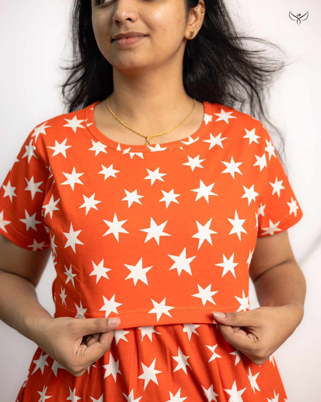 Aarya Thick Soft Cotton Full Length Maternity Loungewear