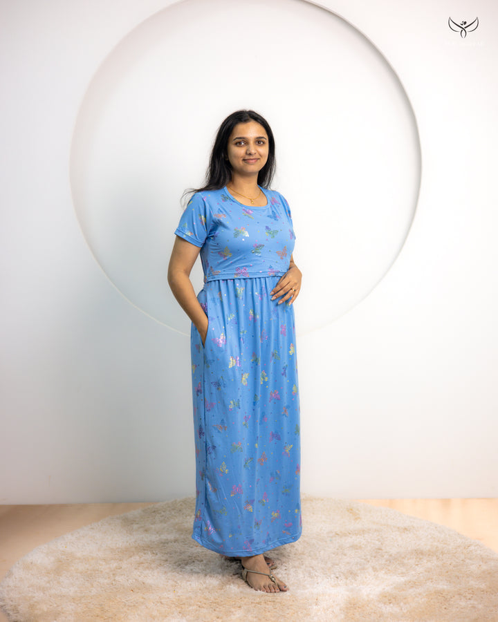 Lavika Lightweight SoftCotton Full Length Maternity Loungewear