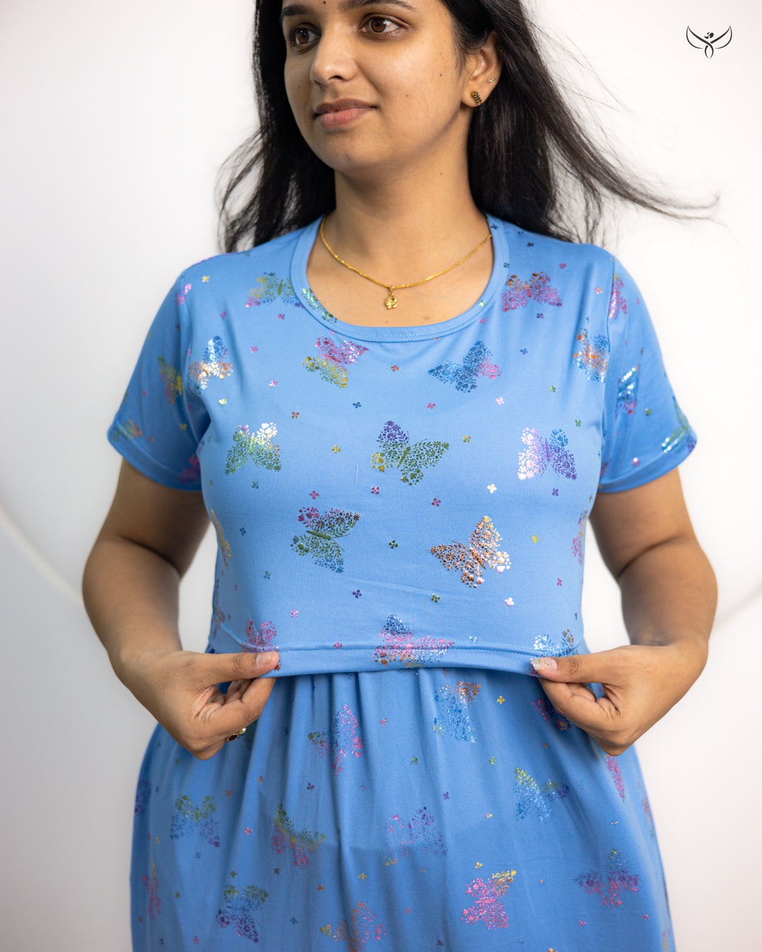 Lavika Lightweight SoftCotton Full Length Maternity Loungewear