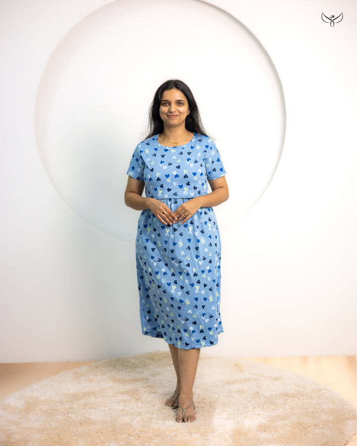 Tishya SoftCotton Calf Length Maternity Loungewear