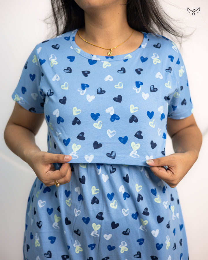 Tishya SoftCotton Calf Length Maternity Loungewear