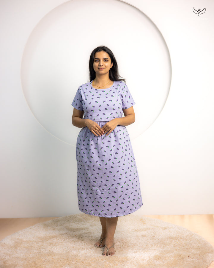 Tvarita SoftCotton Calf Length Maternity Loungewear