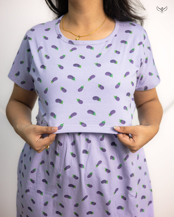 Tvarita SoftCotton Calf Length Maternity Loungewear
