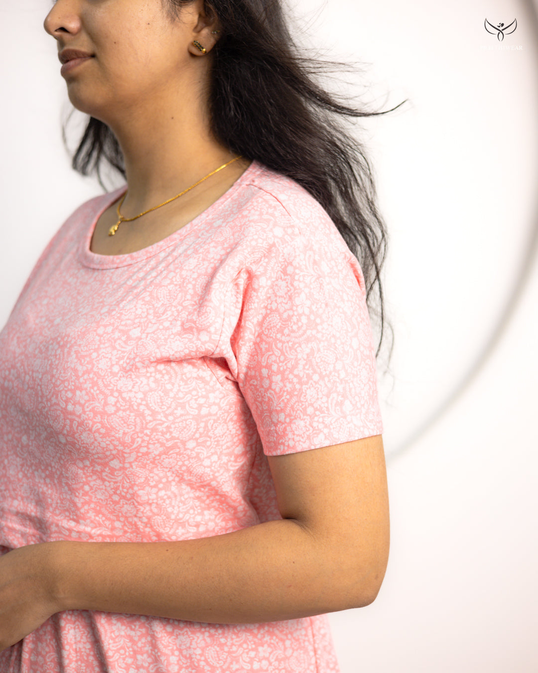 Gavesha Lightweight SoftCotton Calf Length Maternity Loungewear