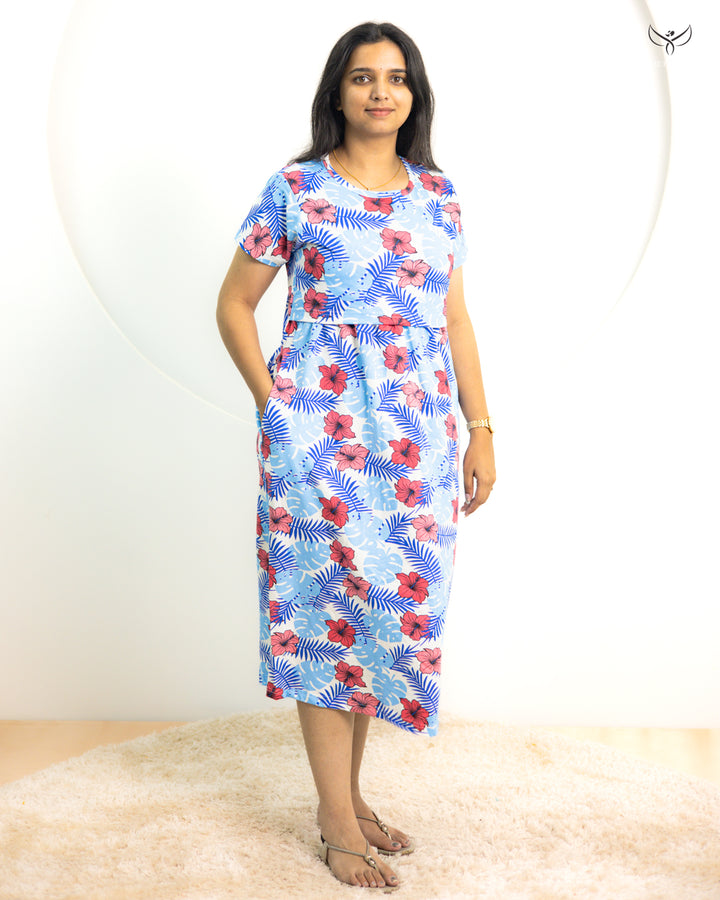Arohi SoftCotton Calf Length Maternity Loungewear