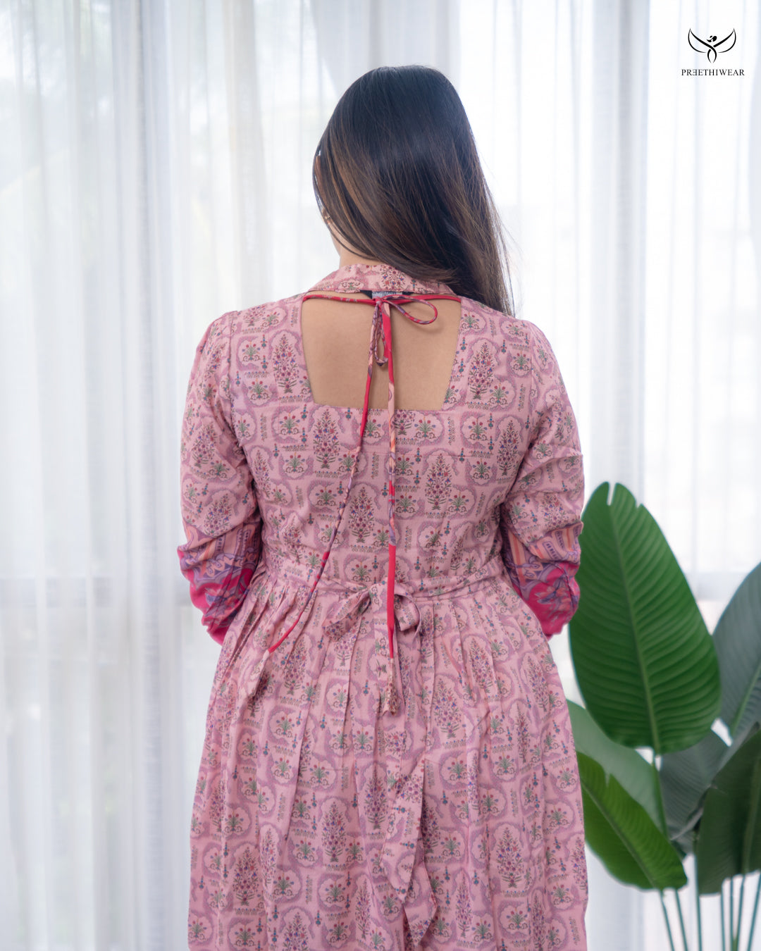 Nathiya Maternity Dress with center Zip