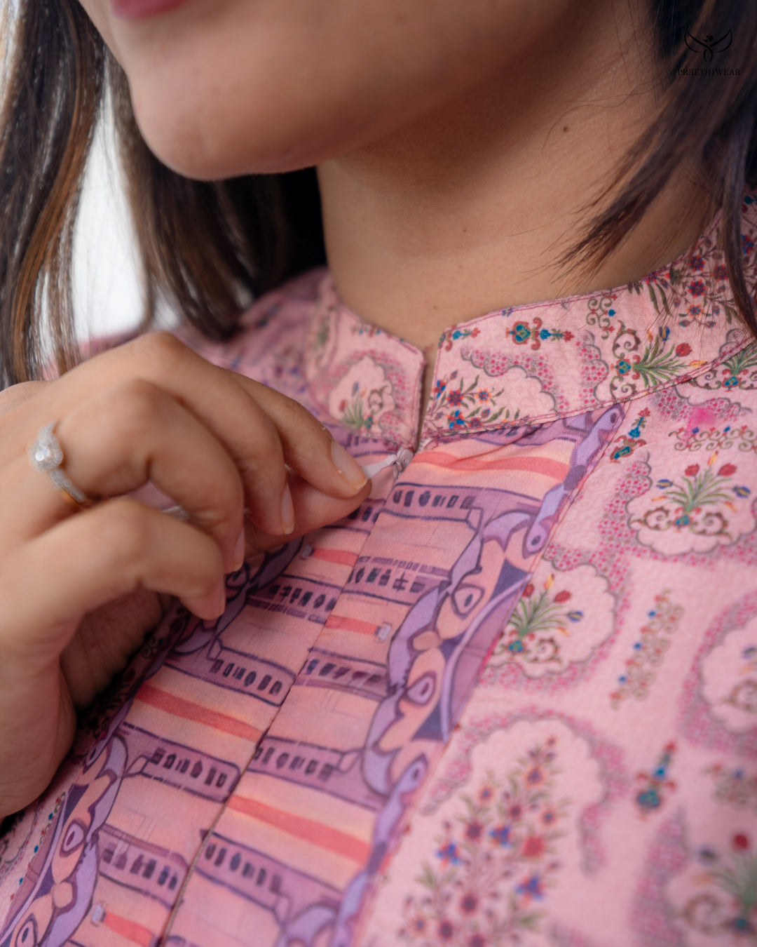 Nathiya Maternity Dress with center Zip